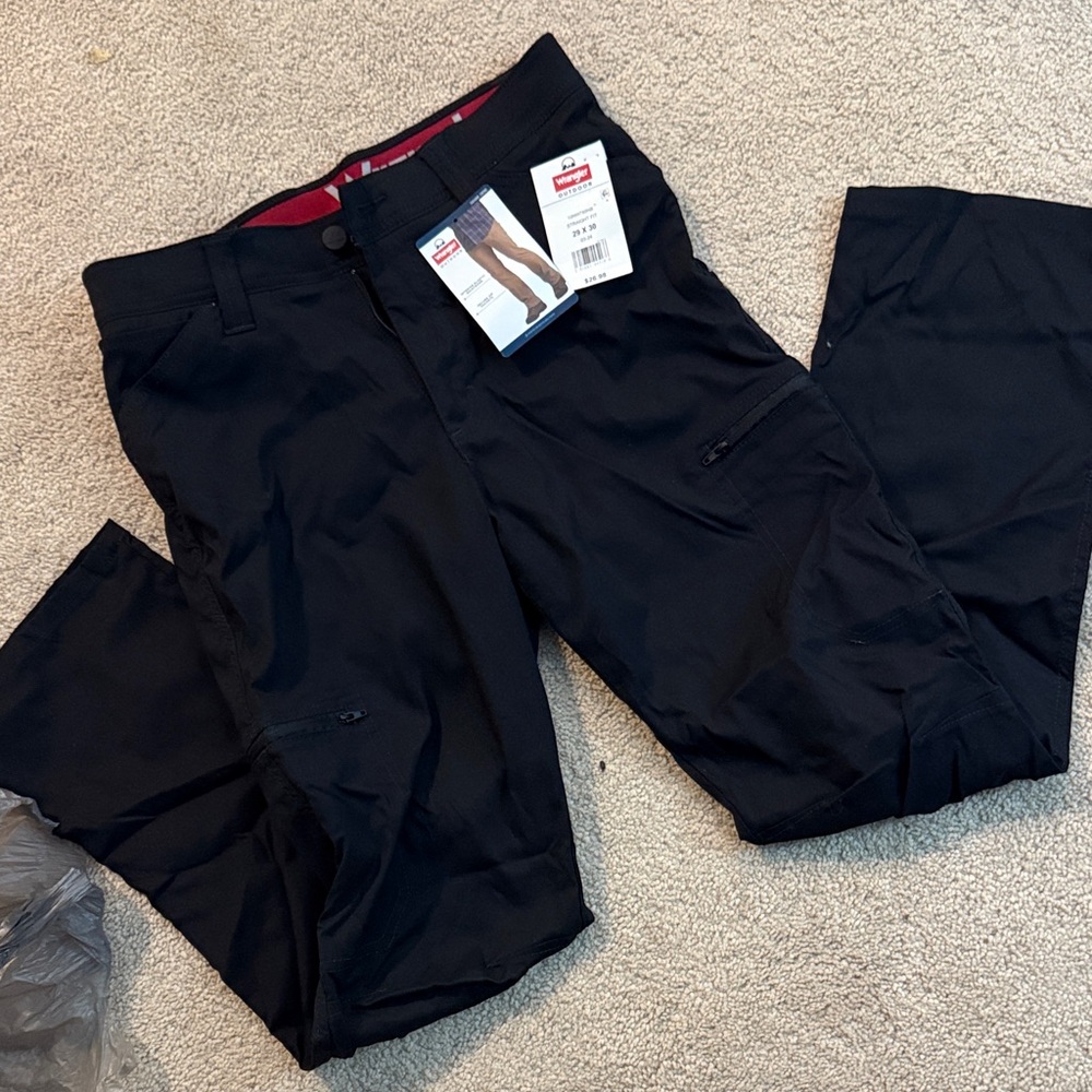 Men's wrangler Black Cargo Pants